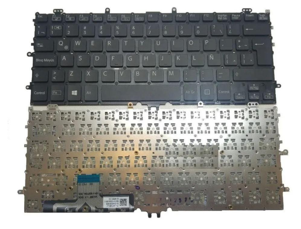Teclado Sony Vaio Svf11 Svf11n - S/marco - Negro Español