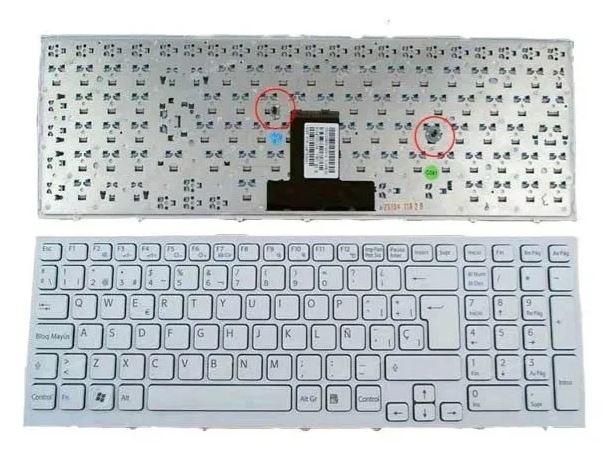 Teclado Para Sony Vpc-eb Blanco Español Retroiluminado.