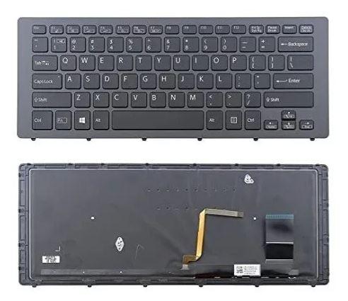 Teclado Para Sony Vaio Svf15n Negro Ingles Retroiluminado