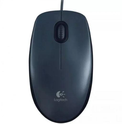 Mouse Logitech Usb M90 Negro 1000 Dpi Dark Midnight Gray