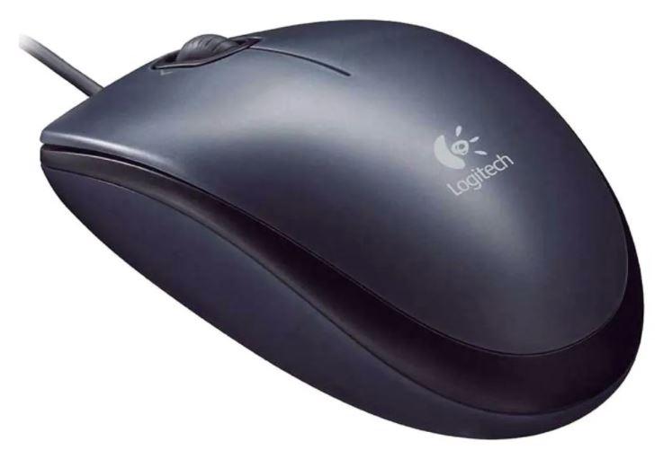 Mouse Logitech Usb M90 Negro 1000 Dpi Dark Midnight Gray