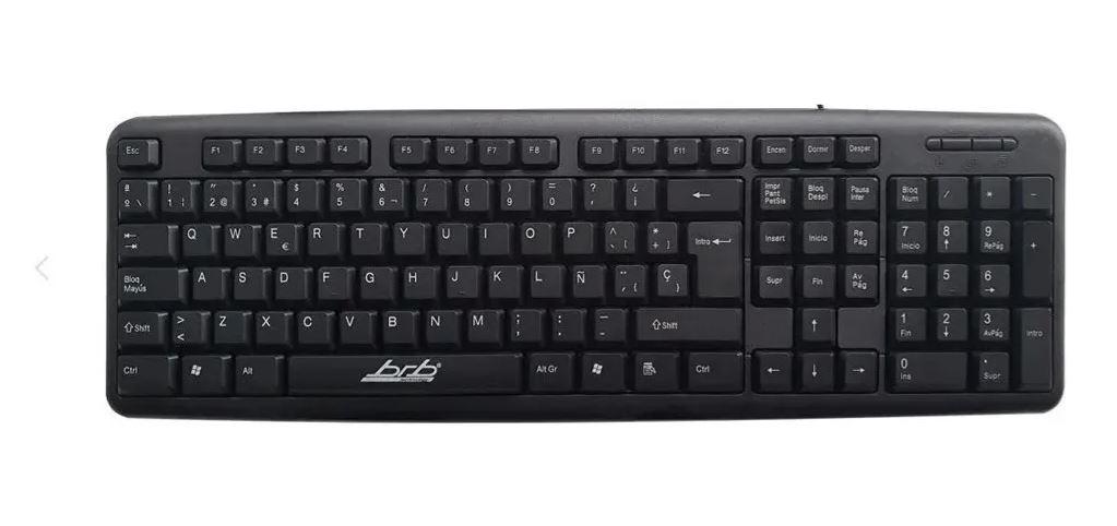Teclado Brb 108 Keys Usb Standart Keyboard Model K-608