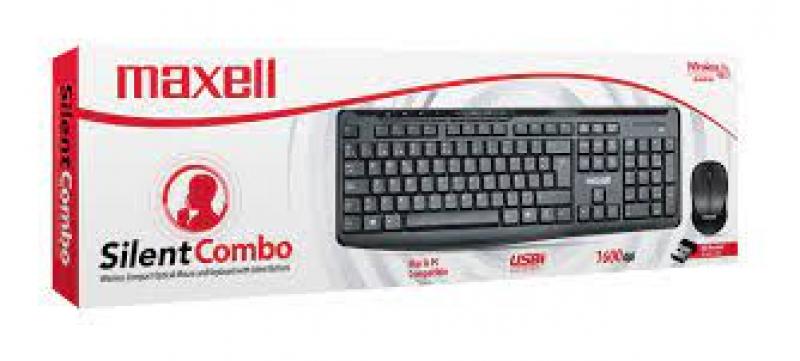 Combo Mouse Y Teclado Usb Inalambrico Silencioso Español