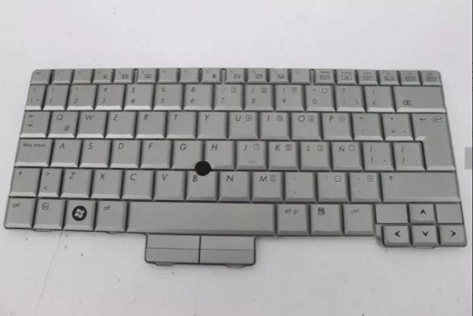 Teclado Notebook Hp 2710p 2730p V070130bk1 Plateado Español