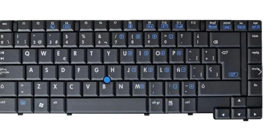 Teclado Hp Elitebook 8510p 8510w Point Stick Español