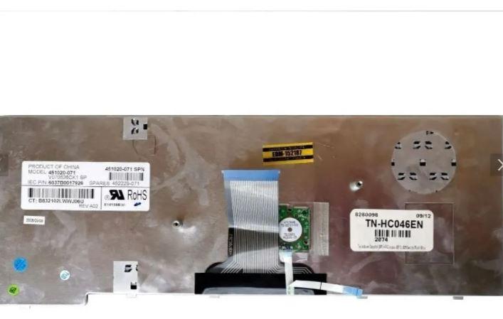 Teclado Hp Elitebook 8510p 8510w Point Stick Español