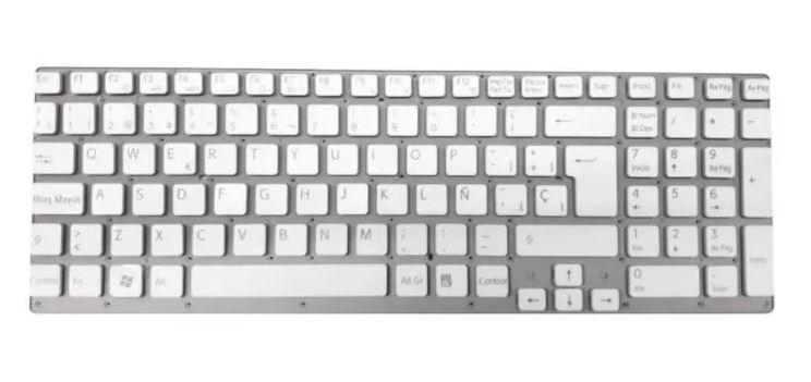 Teclado Original Sony Vpc-ec Mp-09l26e0 Español Blanco