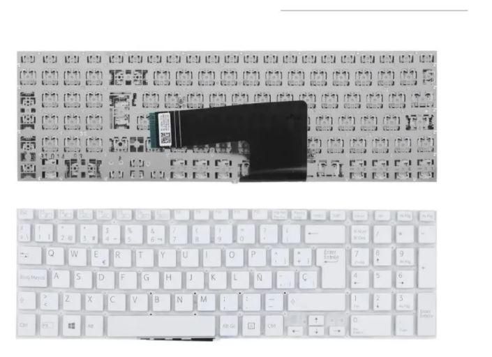 Teclado Español Sony Vaio Svf152 Blanco