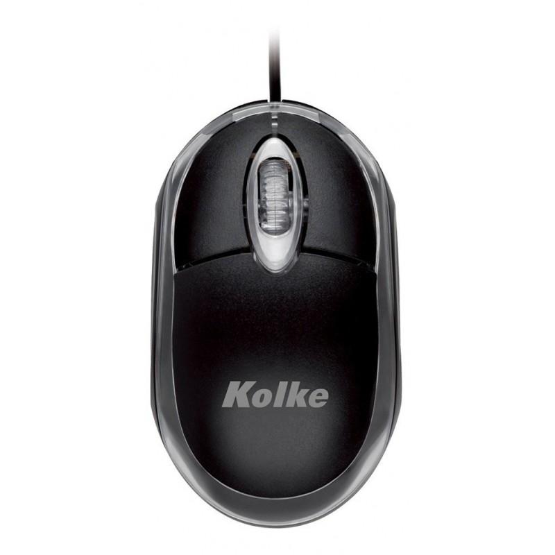 Mouse Optico Usb KOLKE Pc Notebook 3 Botones Compacto