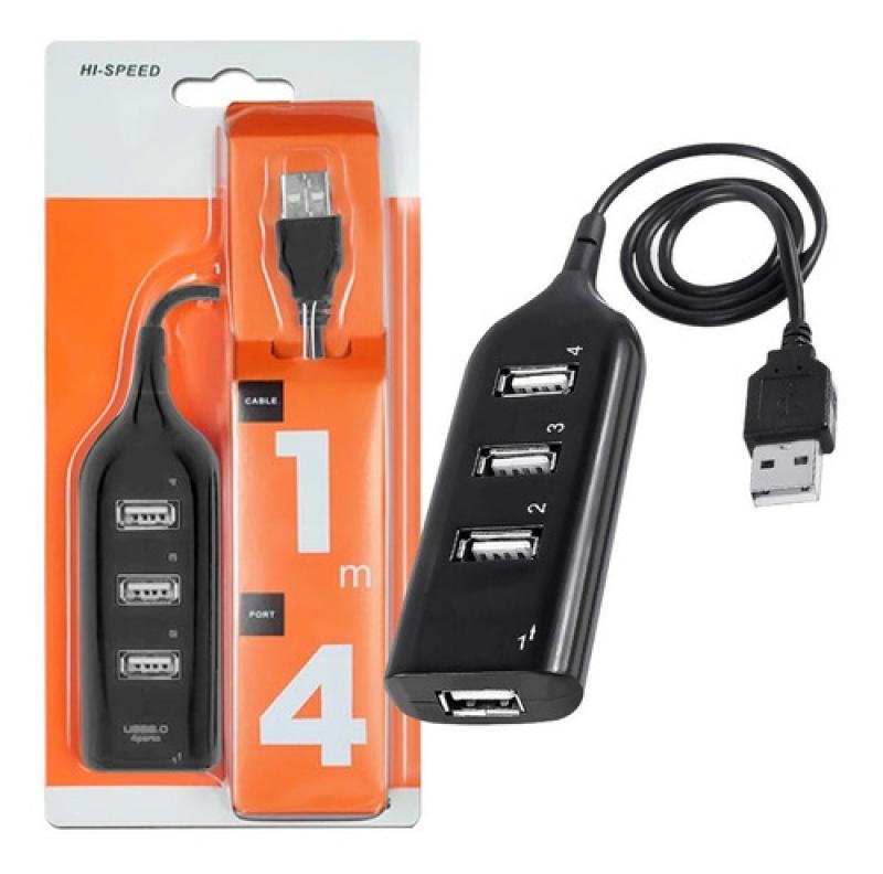 Hub Usb 2.0 4 Puertos Multiplicador Zapatilla Adaptador