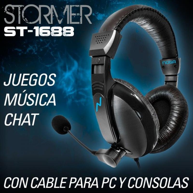 Auriculares Headset Gamer Pc Ps4 Xbox Noga Stormer St-1688