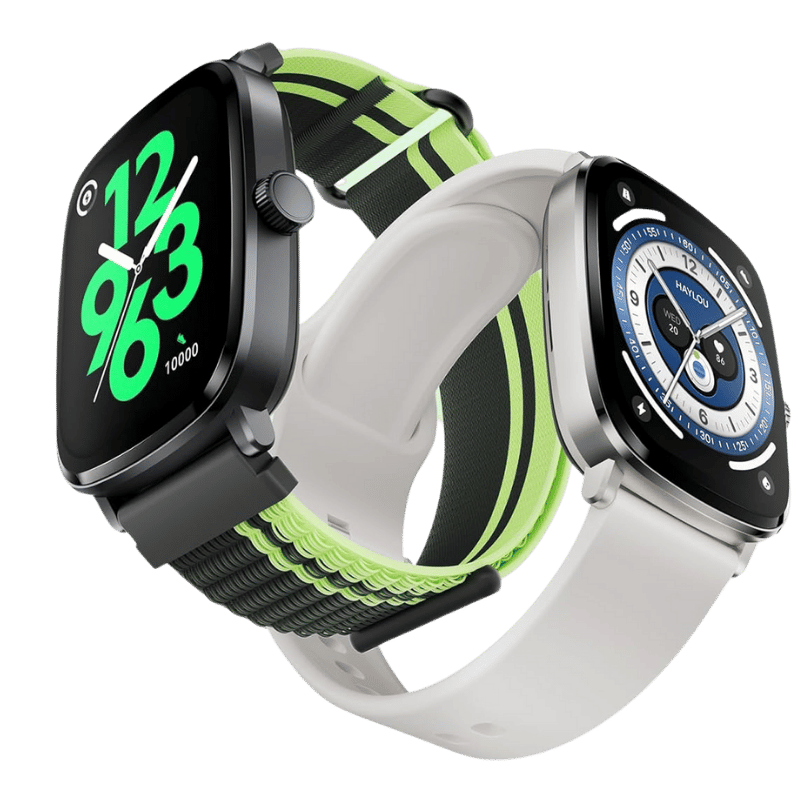 Smart Watch Haylou RS5 color negro y blanco