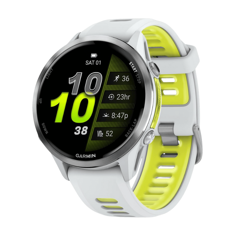 Reloj Garmin Forerunner 970 Premium GPS Running con Linterna y Mapas 35,3mm Negro/Verde Cable tipo C