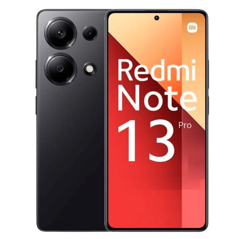 Xiaomi Redmi Note 13 Pro 4G en color negro, con procesador Helio G99 Ultra y batería de 5000 mAh, envío efectivo