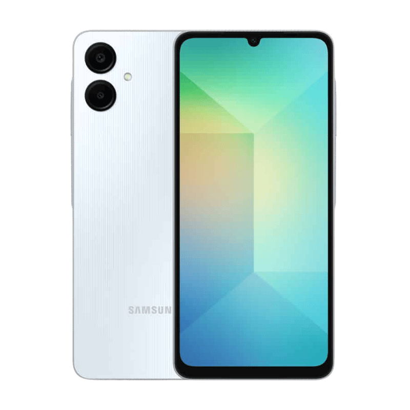  Samsung Galaxy A06 color blanco