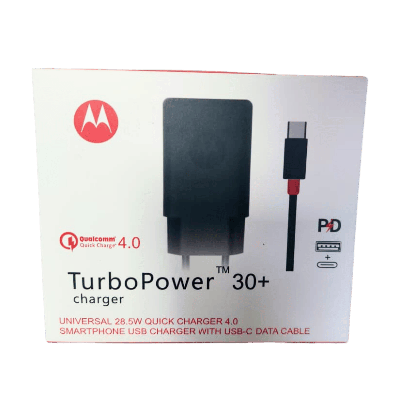 Cargador Motorola TurboPower 30+ 28.5W USB-C