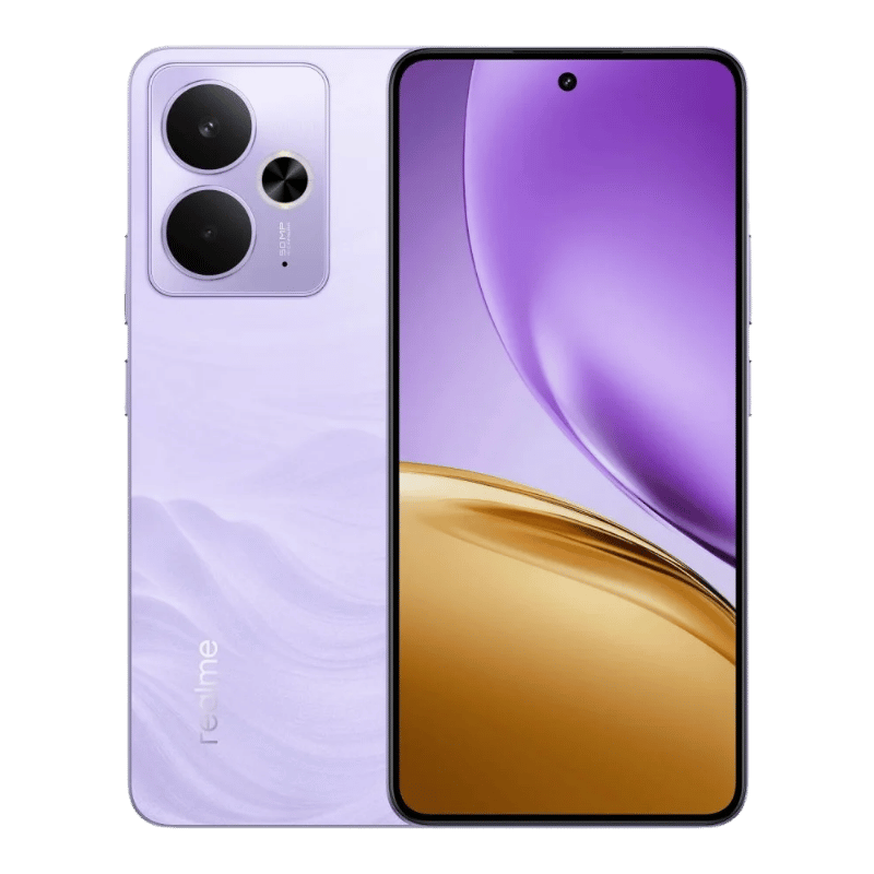 Realme 14T vista frontal y posterior