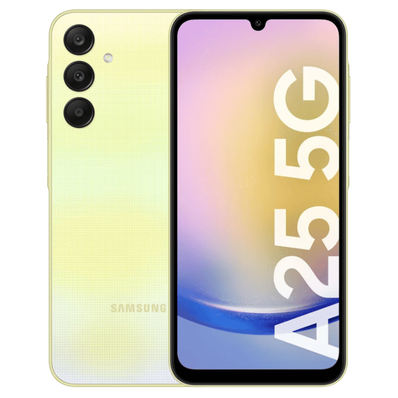 Galaxy A25 5G amarillo