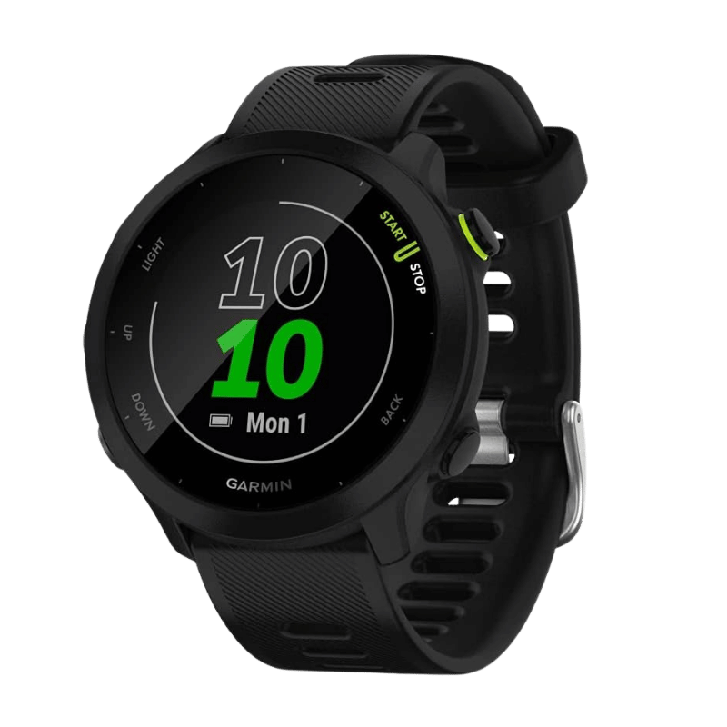 Reloj Smartwatch Garmin forerunner 55 bt gps 42mm mip color negro