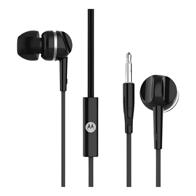 Auricular Motorola Earbuds 105 color negro