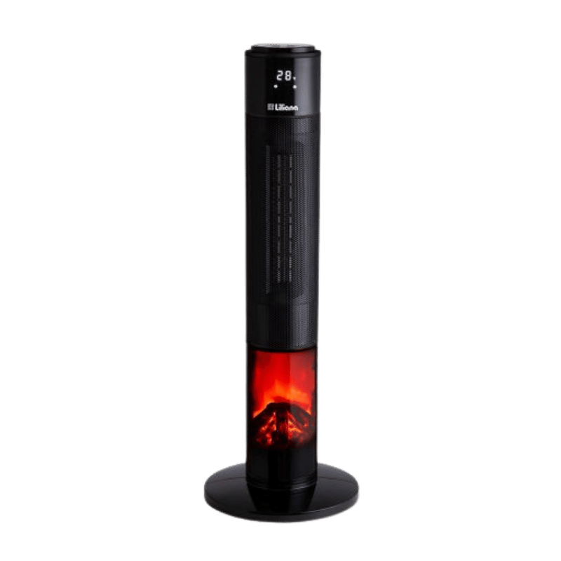 Turbocalefactor Eléctrico Liliana Towerflame Negro TCH50