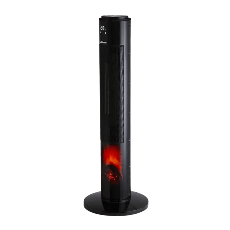 Turbocalefactor Eléctrico Liliana Towerflame Negro TCH50