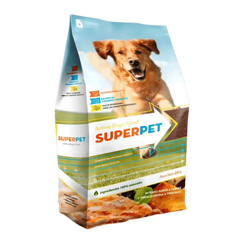 Comida para Perro Adulto Active Dogs Food SuperPet 22Kg
