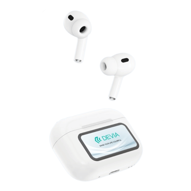AURICULARES Devia ANC TWS Pro 2 in-ear inalámbricos Bluetooth con pantalla táctil