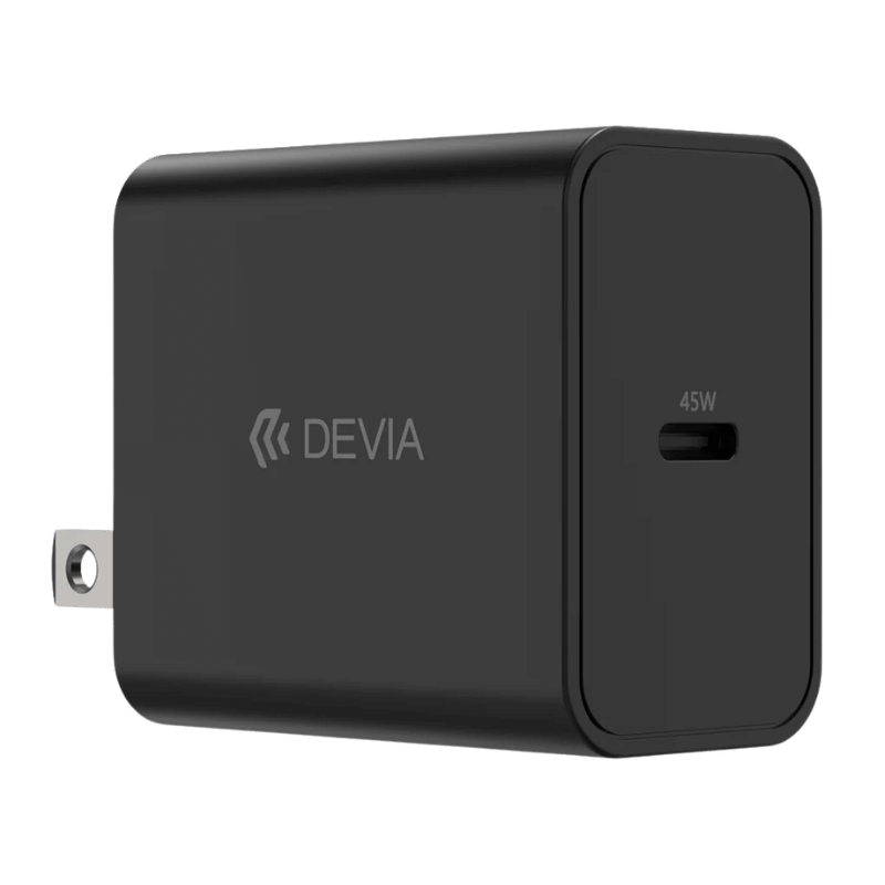 Cargador Devia Rocket Series 45W PD Quick Charger Set With C-C Cable (EU)