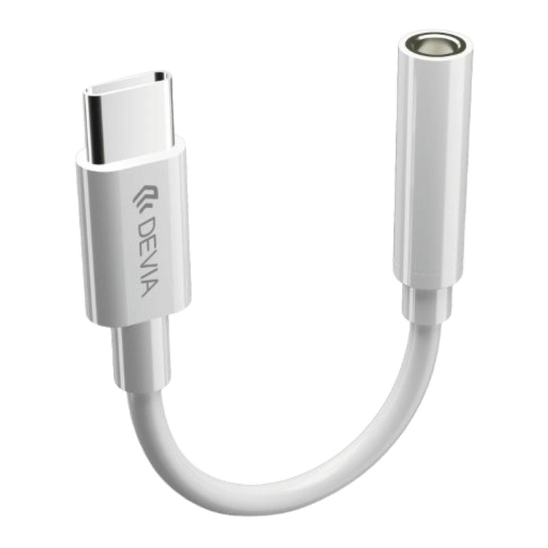 Adaptador Devia Smart Series type-c to 3.5mm with charging