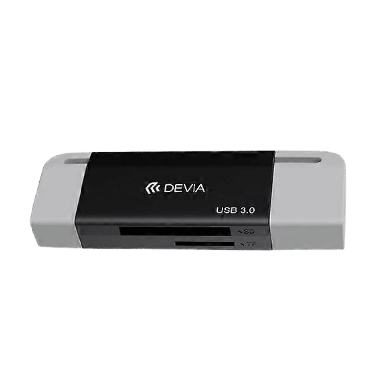DEVIA Leopard Series USB + Type-C 3.0 To SD/TF 2 In 1 Card Reader