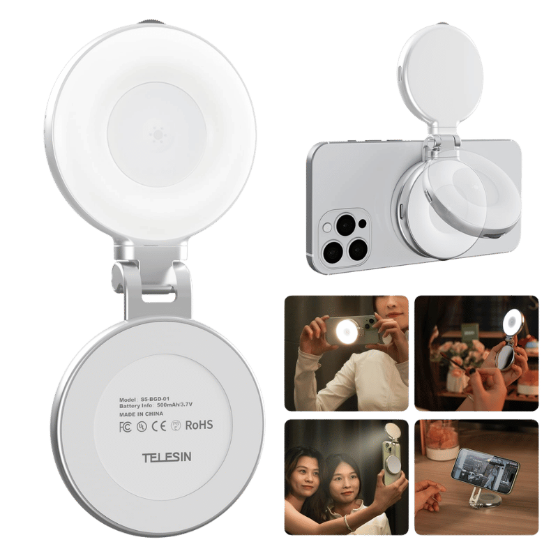 telesin c03 aro de luz magnético para celular
