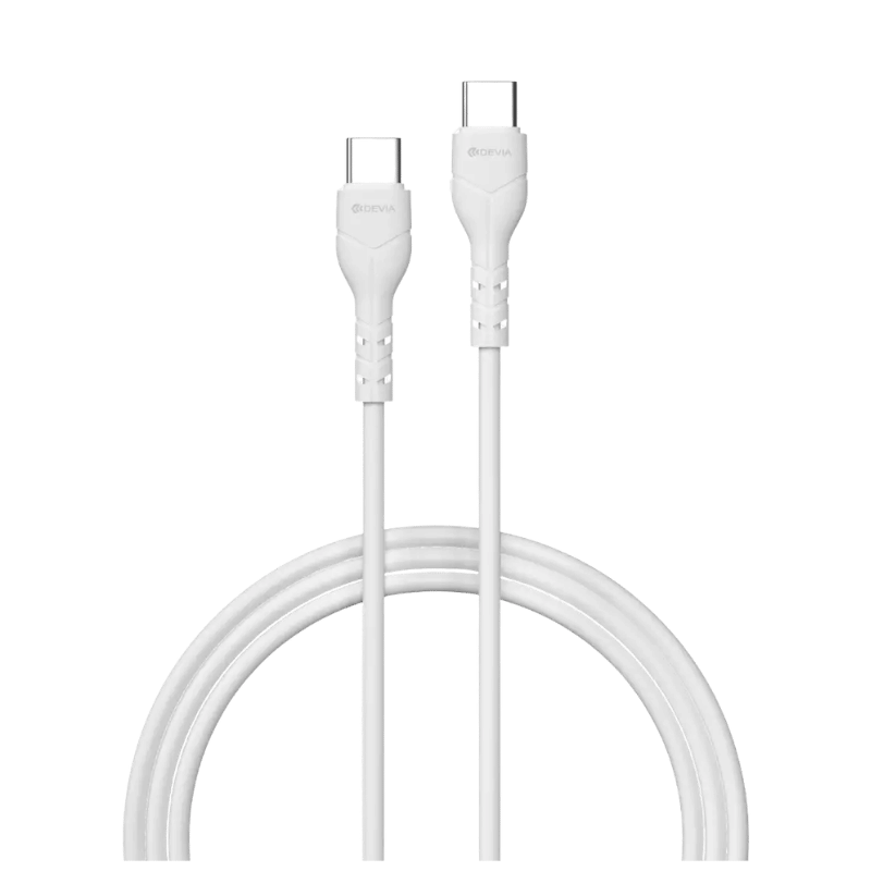 devia kintone cable usb-c a usb-c 3 a 1 m blanco