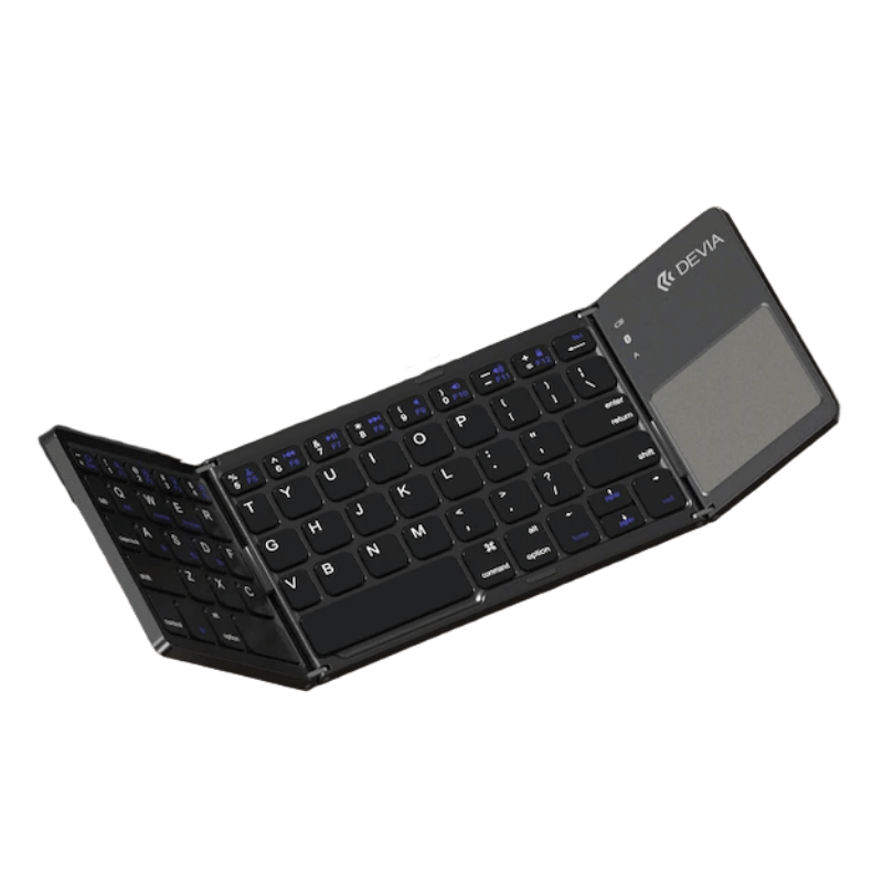 DEVIA Lingo Series Wireless Folding Keyboard with touchpad