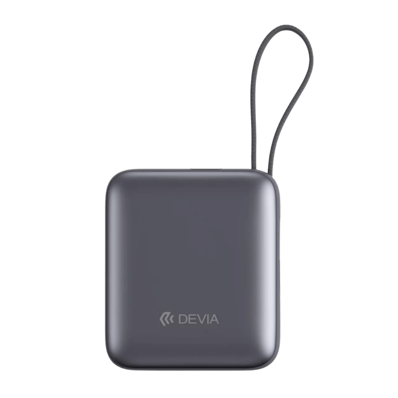 CARGADOR DEVIA ULTRA1PD 35W POWER BAND WITH BUILT IN CABLE MODERN GRAY