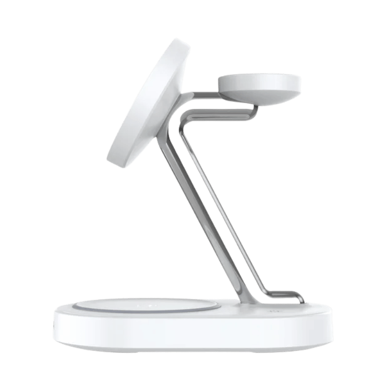 CARGADOR Devia Extreme Speed base inalámbrica magnética 3 en 1 – Blanco