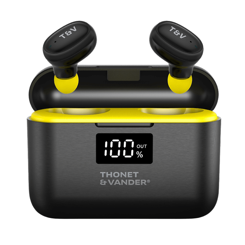 AURICULARES Thonet & Vander Bohne Topp in-ear inalámbricos Bluetooth con estuche power bank