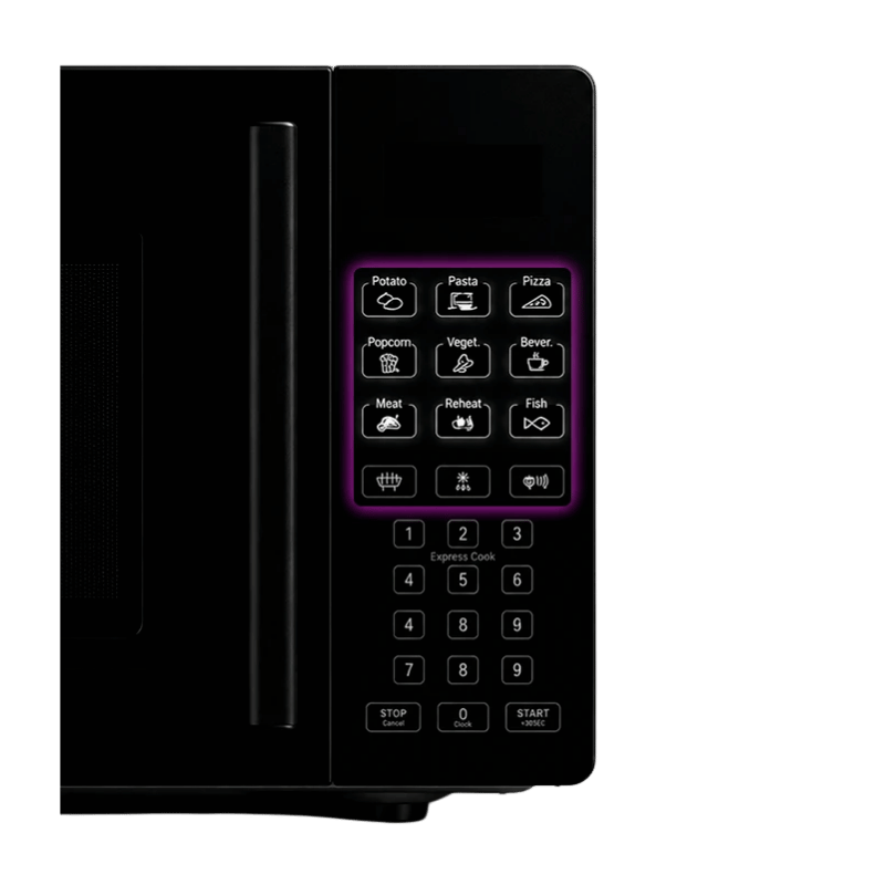 MICROONDAS ENOVA C23PGP11 NEGRO 23L