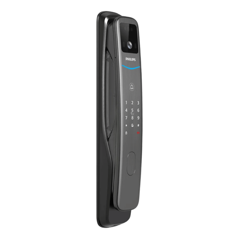 CERRADURA Digital Philips 702-fvp Facial, Huella, Clave Negro