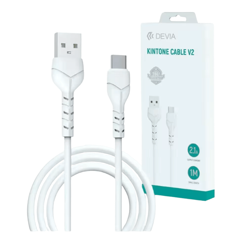 CABLE Devia Kintone USB-C a USB-C 60W 3A 1 m