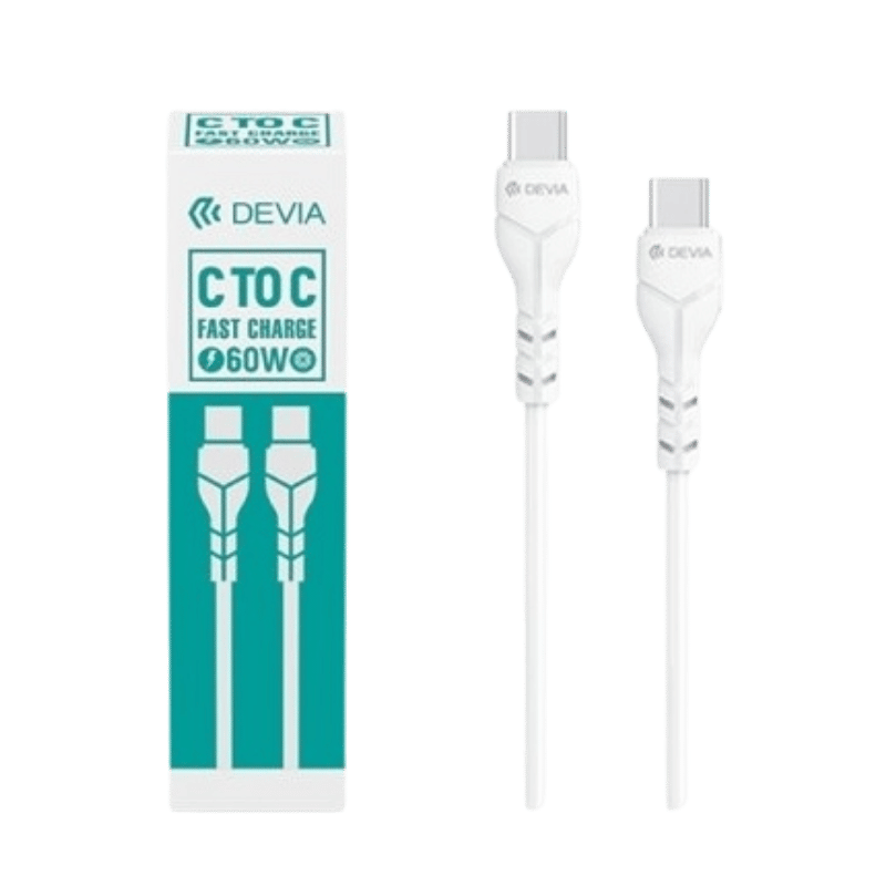 CABLE Devia Kintone USB-C a USB-C 60W 3A 1 m