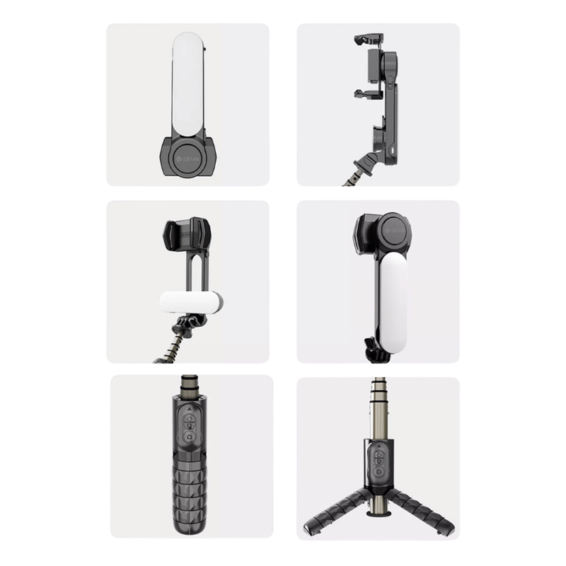 GIMBAL Devia estabilizador de mano con trípode y palo selfie para celular