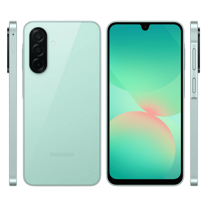 Smartphone Samsung Galaxy A26 Borde izquierdo, posterior Verde, Frontal y Borde derechocon descuento en efectivo