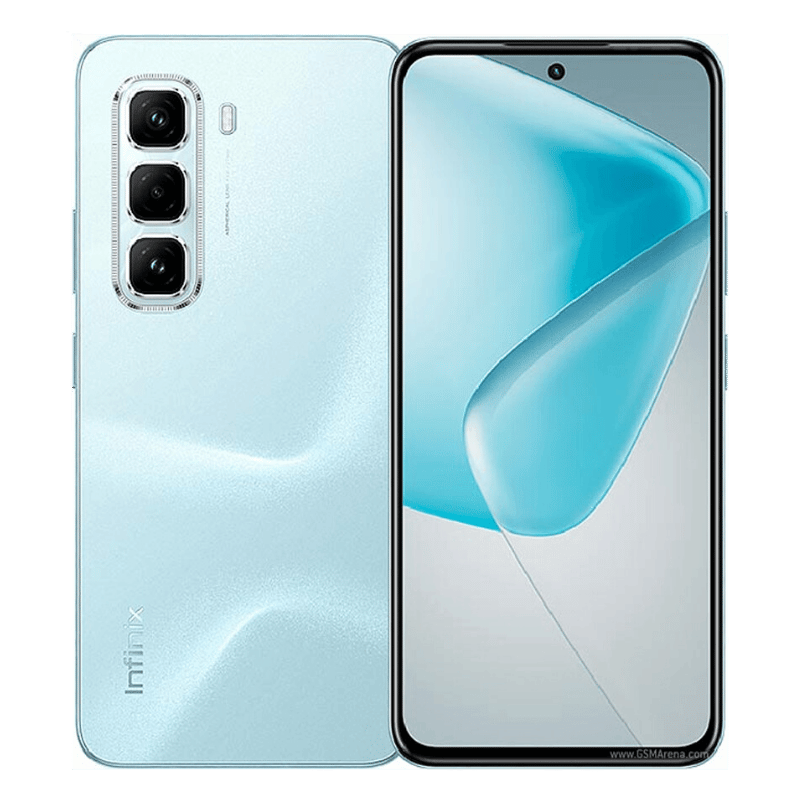 Smartphone Infinix Hot 50 Pro Posterior Celeste Frontal AMOLED