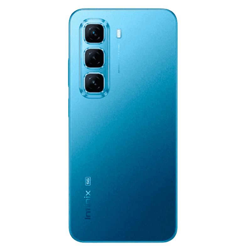 Smartphone Infinix Hot 50 pro Posterior Azul Triple Camara 50MP + 2MP + 2MP
