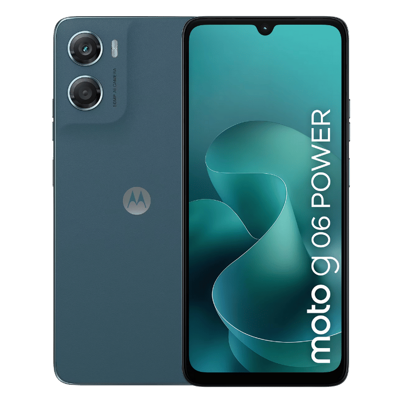 Motorola Moto G06 Power vista frontal y posterior