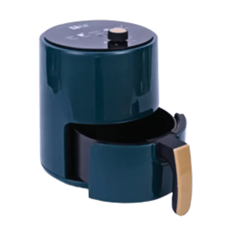 Freidora de aire analógica de 4 litros sin visor Green and black