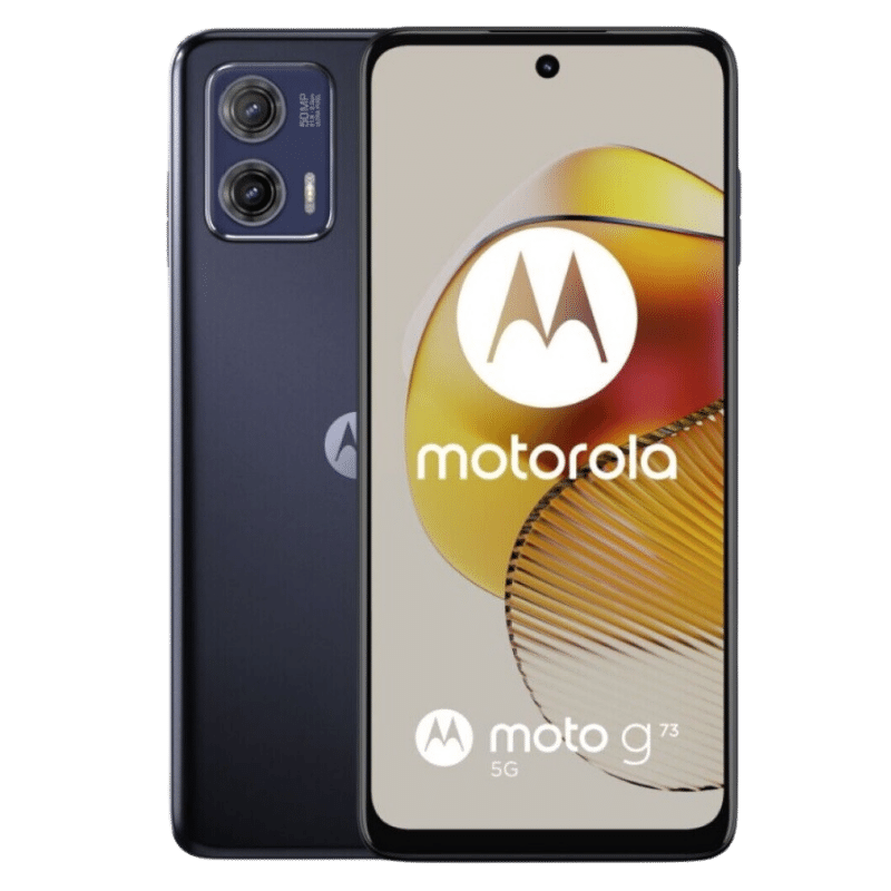 Motorola Moto G73 5G, smartphone económico en color negro, con envío a Quilmes y toda Argentina
