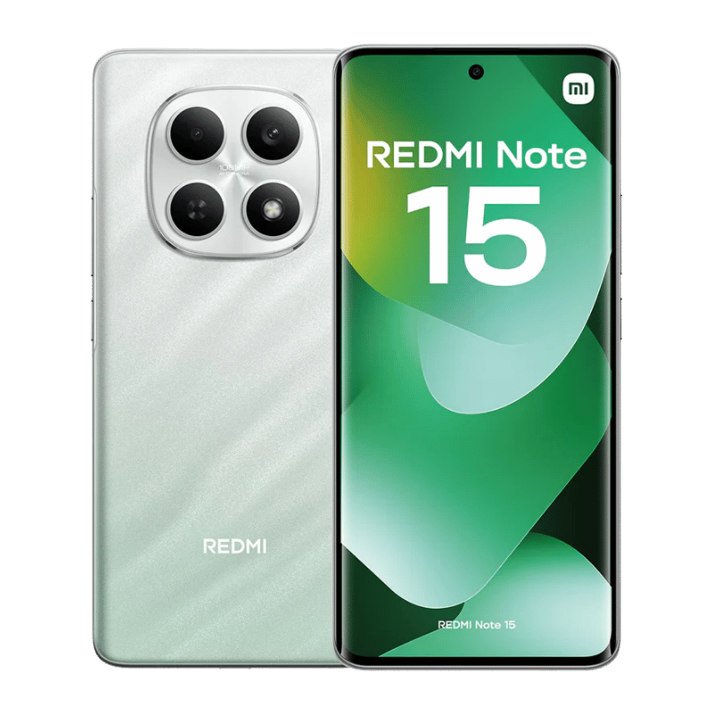 Xiaomi Redmi Note 15 vista frontal y posterior