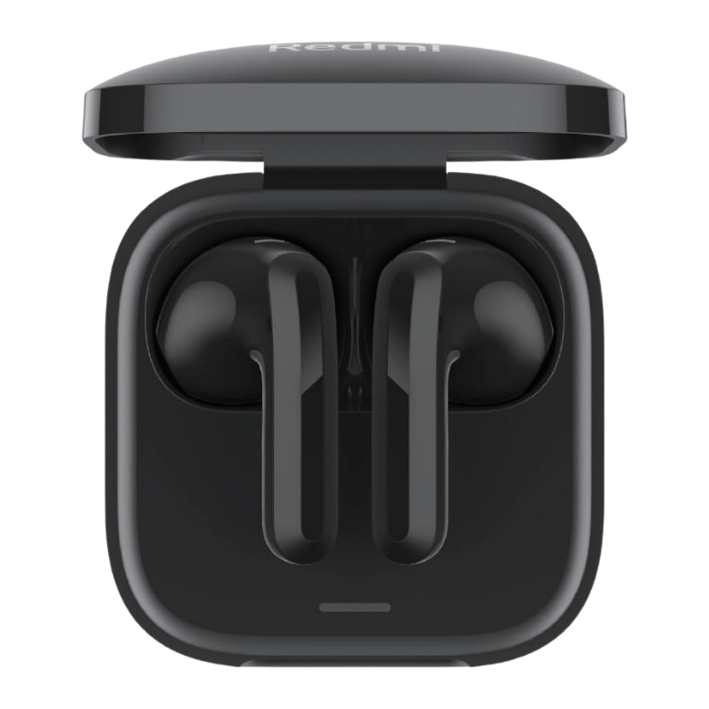 Auricular Redmi Buds 6 Active M2344E1 Color Negro frontal y vista interior